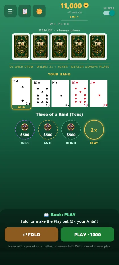 A DJ Wild hand
